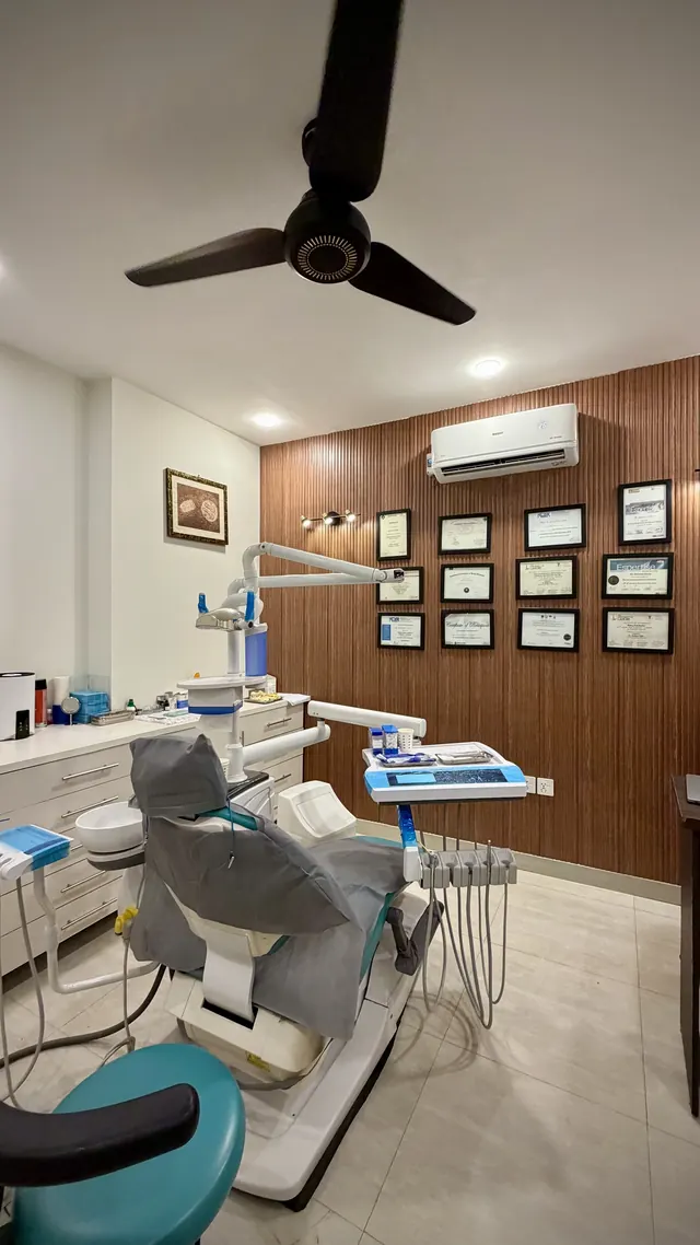 The dental unit in Dr. Shahzad's surgery