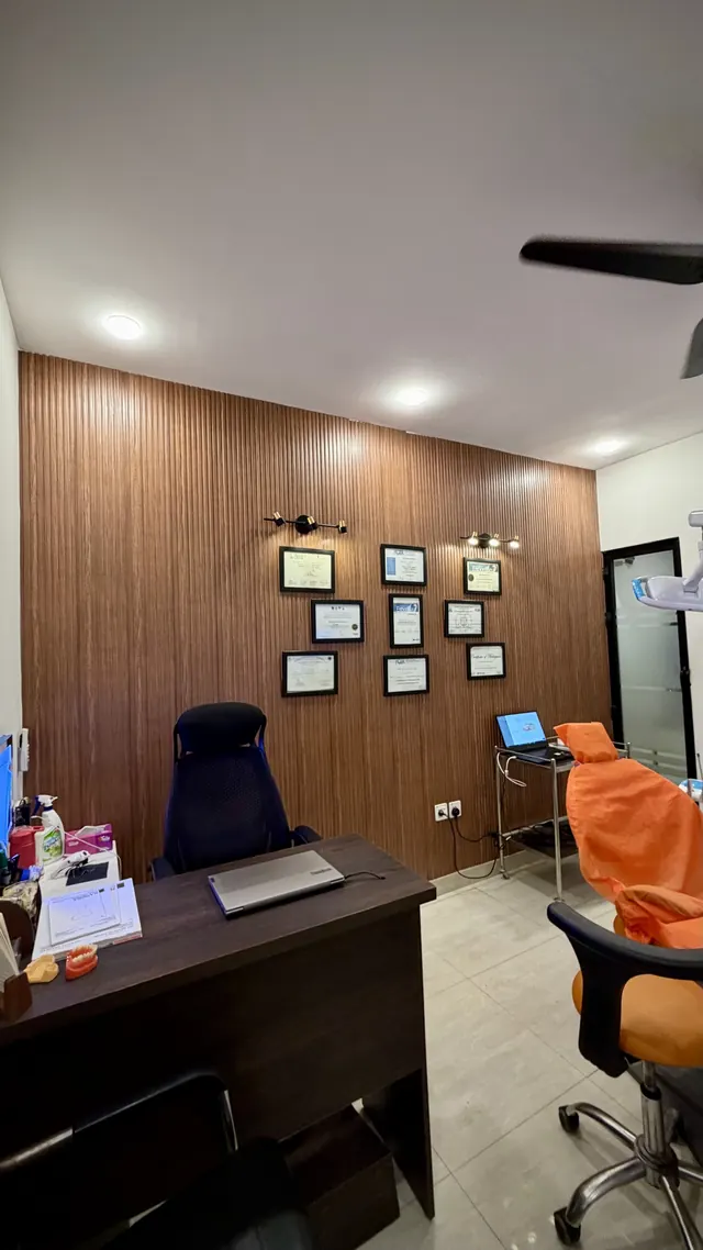The dental unit in Dr. Safia's surgery